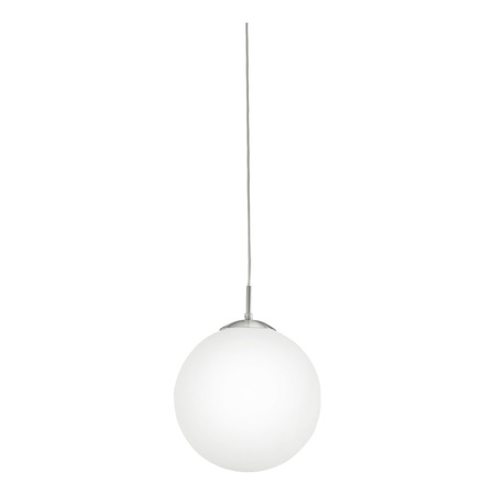 EGLO Matte Nickel Rondo Single-Bulb Pendant 85263A